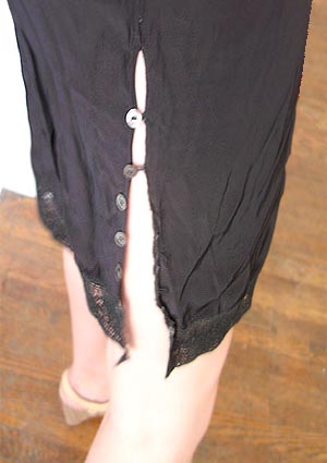 vintage pintucked slip