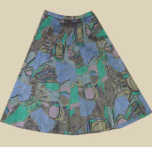 Elizabeth Arden challis skirt