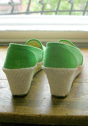 vintage espadrille heels