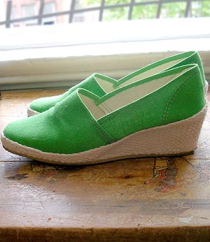 vintage espadrille heels