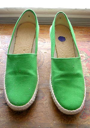 vintage espadrille heels