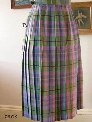 schoolgirl Scottish kilt