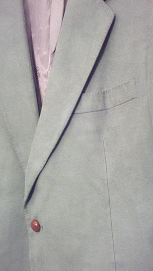 vintage 70s 80s designer Lanvin mens suede jacket