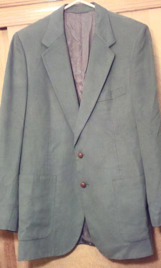 vintage 70s 80s designer Lanvin mens suede jacket