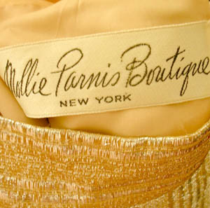 vintage 70s Mollie Parnis label
