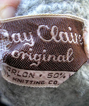 vintage sweater label