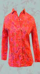 rose-red vintage rockabilly top