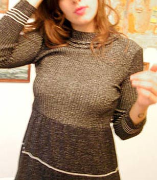 vintage 60s knit dress