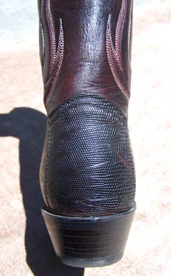 vintage Tony Lama lizard western boots