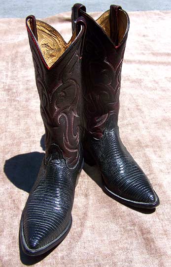 vintage Tony Lama burgandy boots