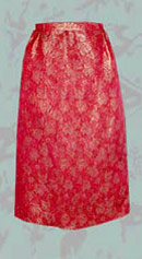 British Hong Kong vintage brocade skirt