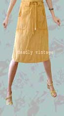 wrap-on vintage wrap skirt