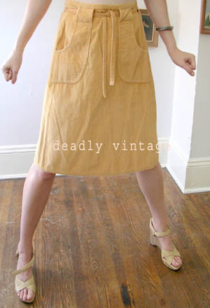 vintage wrap skirt