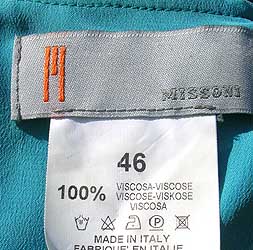 Missoni label