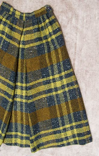 vintage 30s tweed skirt