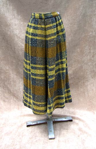 vintage 30s tweed skirt