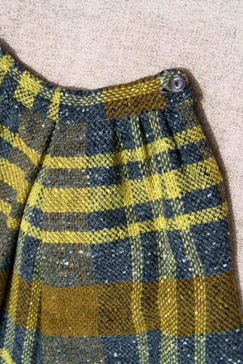 vintage 30s tweed skirt