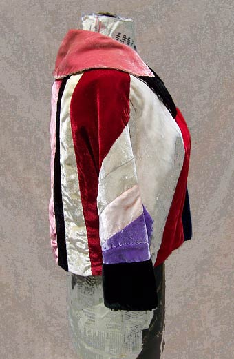 vintage velvet costume jacket