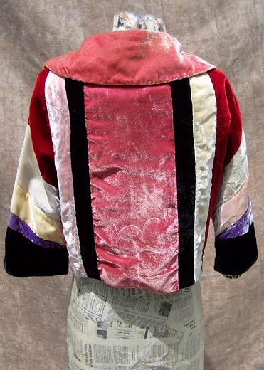 vintage velvet costume jacket