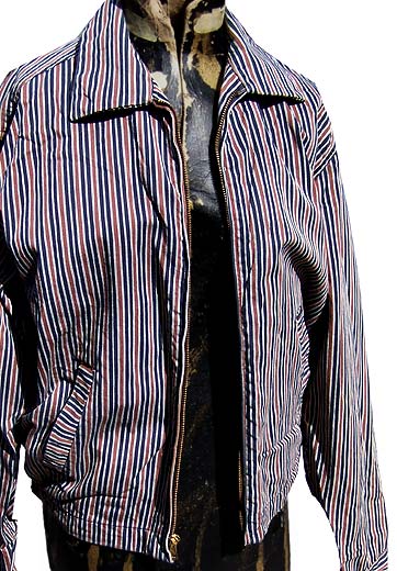 50s gabardine stripe jacket