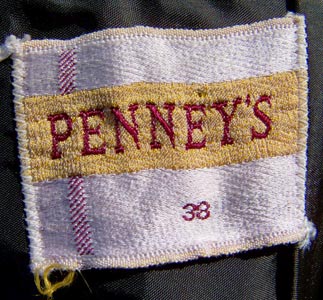 40s 50s J C Penneys label