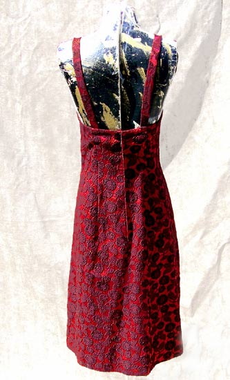 vintage 50s pencil strap dress