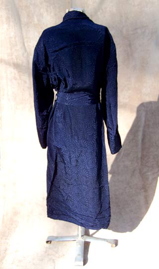 vintage 40s 50s mens rayon dressing robe