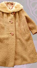 Doris Day-er vintage mink mohair swing coat