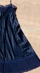 midnight magnificence vintage 60s Barbizon navy slip