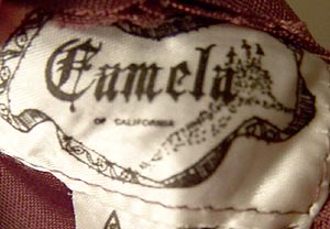 vintage 70s Camela of California label