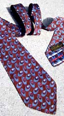 vintage 40s patterned wide tie