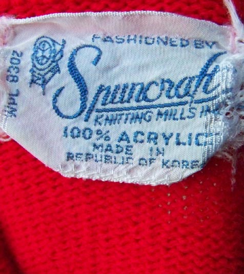 vintage 60s Spuncraft label
