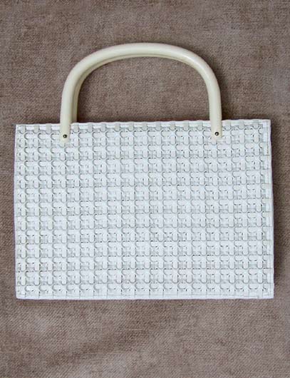 vintage 50s plastiflex purse