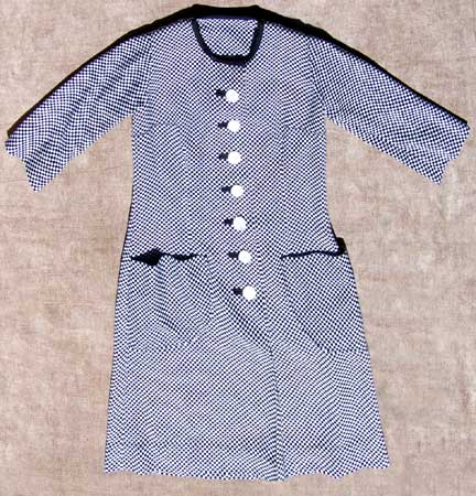 vintage 60s linen a-line dress