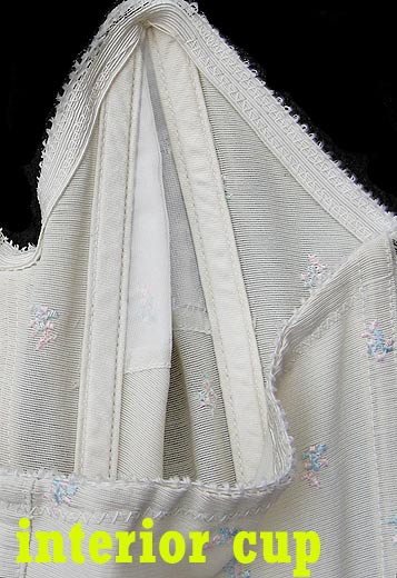 60s boned floral girdle