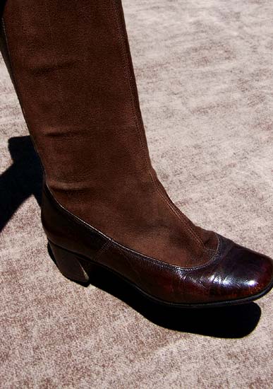 vintage 60s Saks fifth avenue tall suede boots