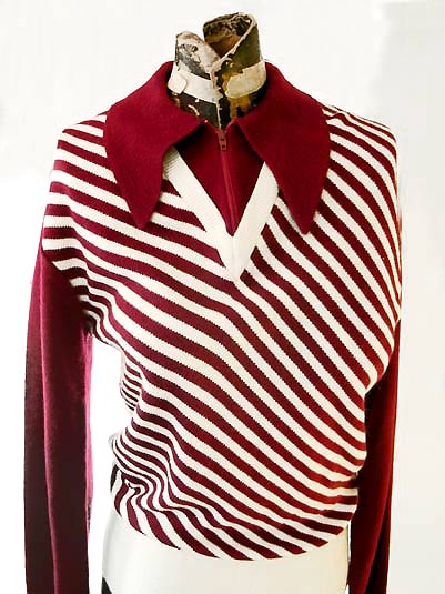 vintage 70s swinger style sweater