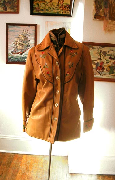 vintage 70s embroidered jacket