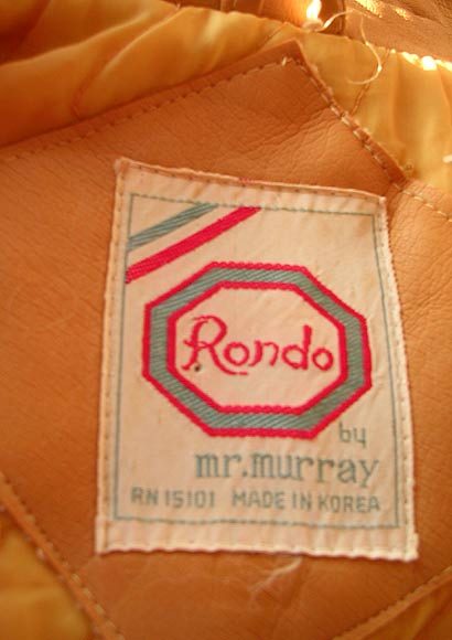 vintage 70s Rondo label