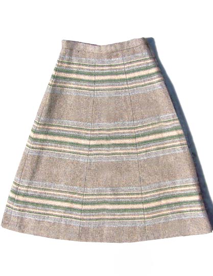 vintage 60s Scots tweed skirt