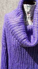mini vintage 80s cowlneck sweater