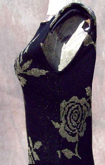 vintage 70s 80s bandage sweater dress