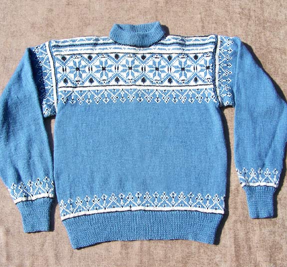 vintage 60s 50s mens pattern sweater