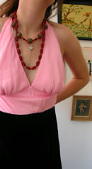 luscious vintage 90s pink velvet prom dress