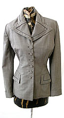 vintage 40s peplum jacket