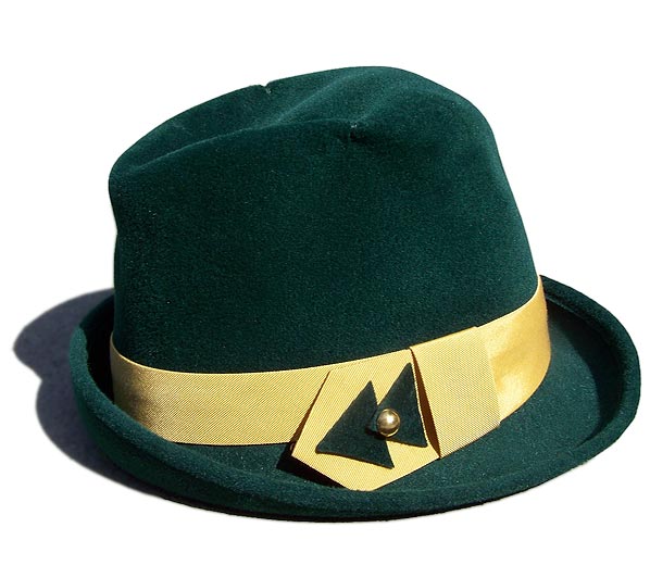 vintage 50s felt hat