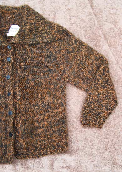 vintage 50s Italy mohair cardigan