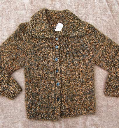 vintage 50s Italy mohair cardigan