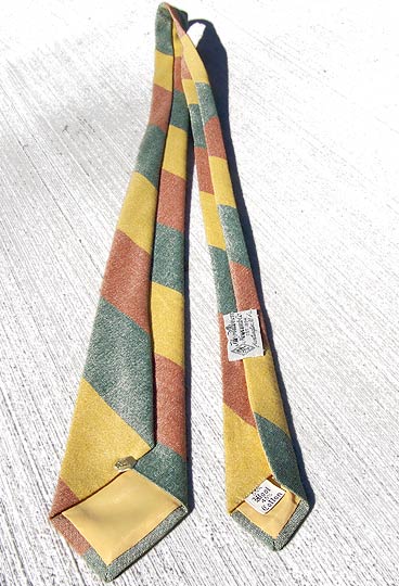vintage 50s preppy pima cotton tie