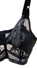Oh Bettie vintage 50s sheer bullet bra